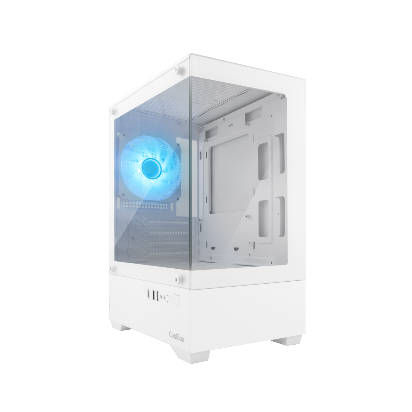 Gaming Caja MATX GM200 Vision Lite Blanca USB-C 3.2 Gen1 Sin Fte + 1 Vent. ARGB