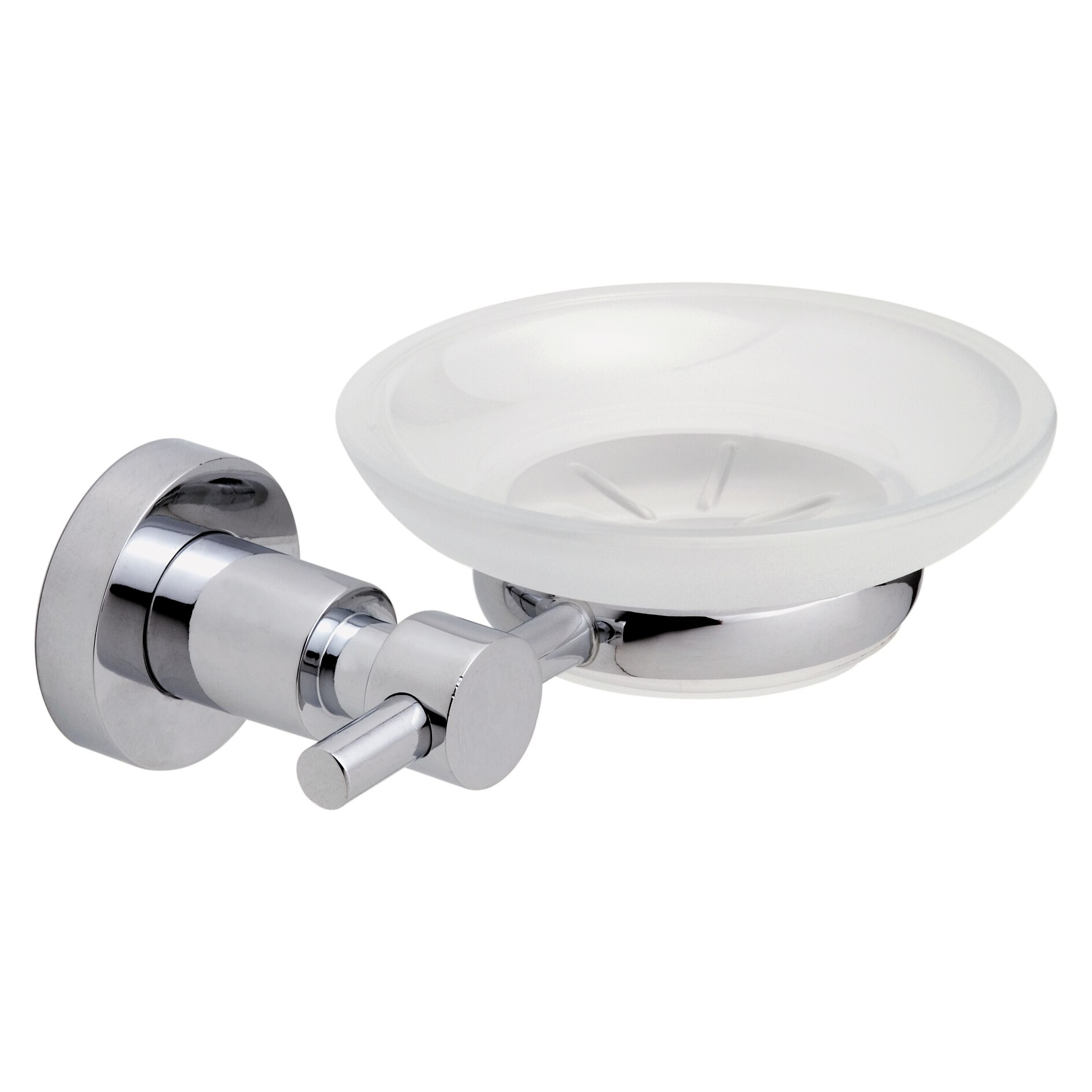 40282 bandeja para jabón Cromo, Blanco