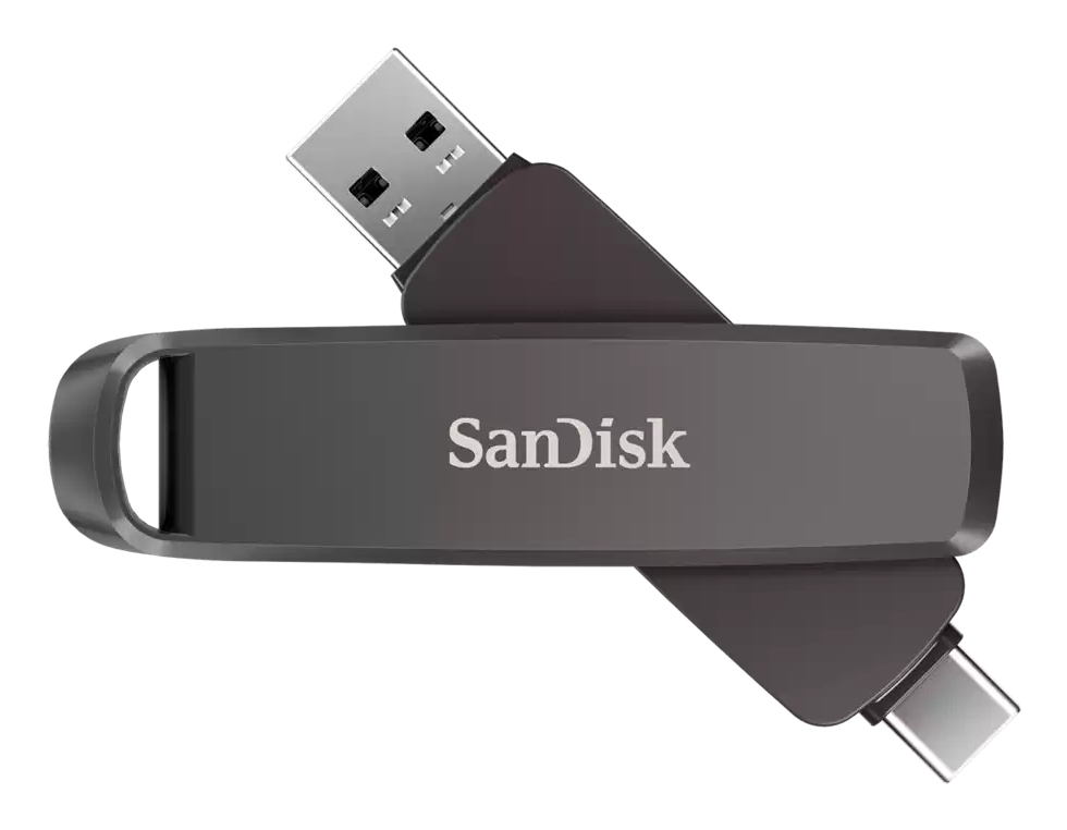 SDDDE1-2T00-G46 unidad flash USB 2 TB USB Type-A / USB Type-C 3.2 Gen 2 (3.1 Gen 2) Negro