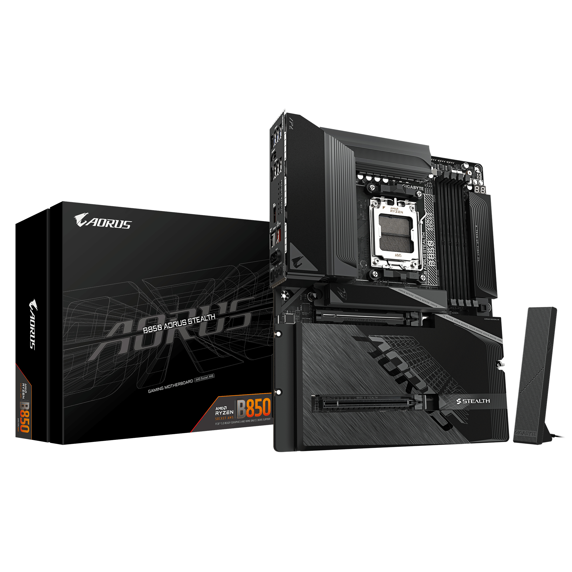 B850 AORUS STEALTH Placa Base