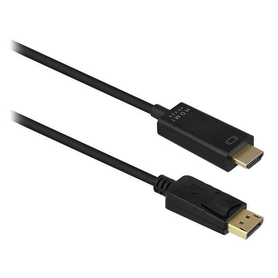 HDMIDP2 adaptador de cable de vídeo 2 m DisplayPort HDMI tipo A (Estándar) Negro