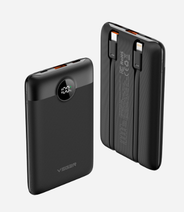 VG-W1170 batería externa Polímero de litio 10000 mAh Negro