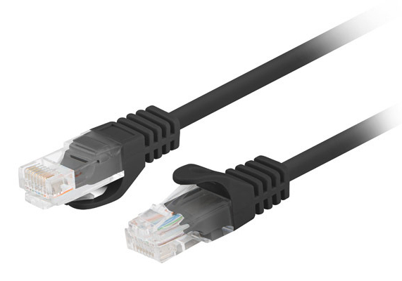 PCU6-20CC-0025-BK cable de red Negro 0,25 m Cat6 U/UTP (UTP)