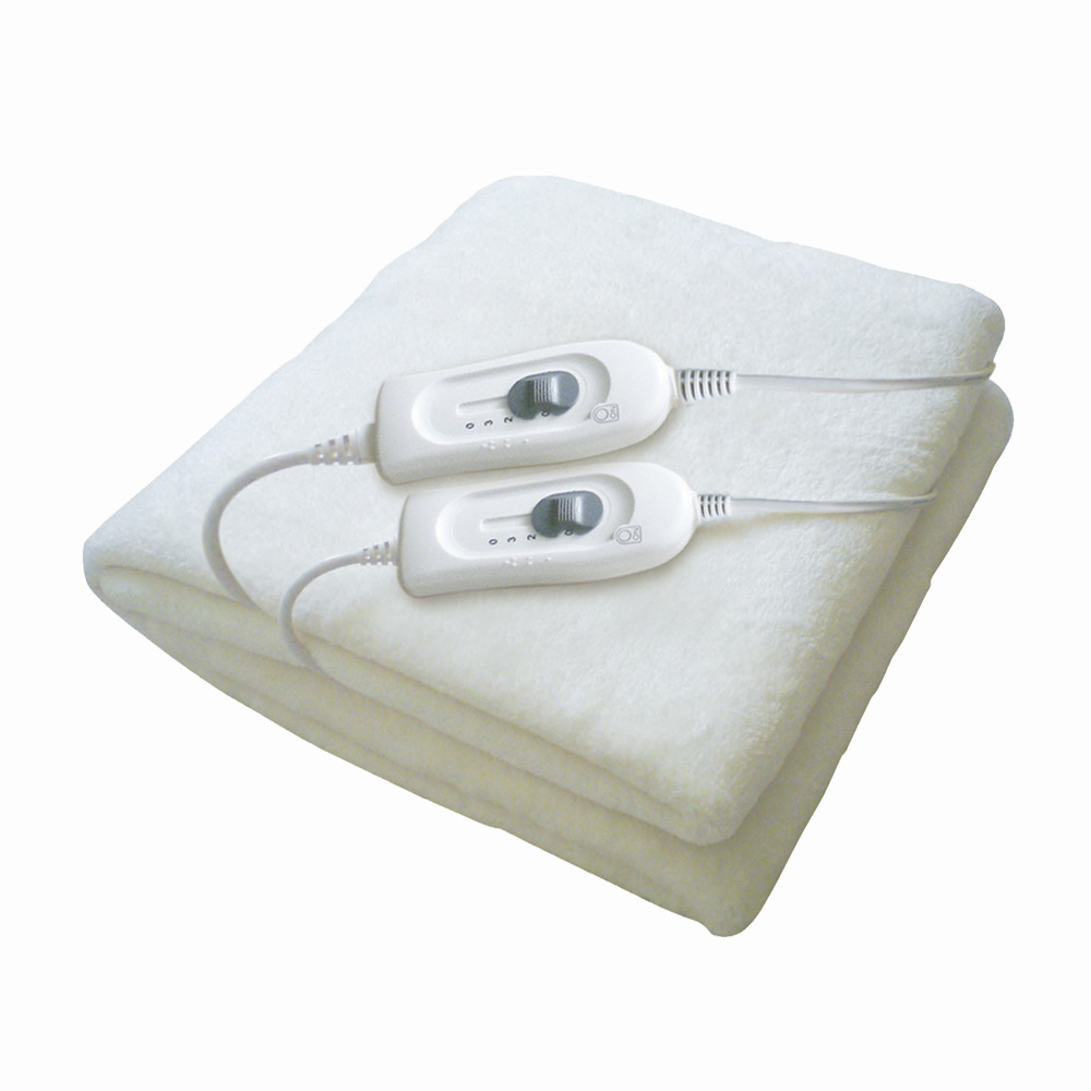 UB-140.003A manta eléctrica y almohadilla 60 W Blanco Micropolar, Poliéster