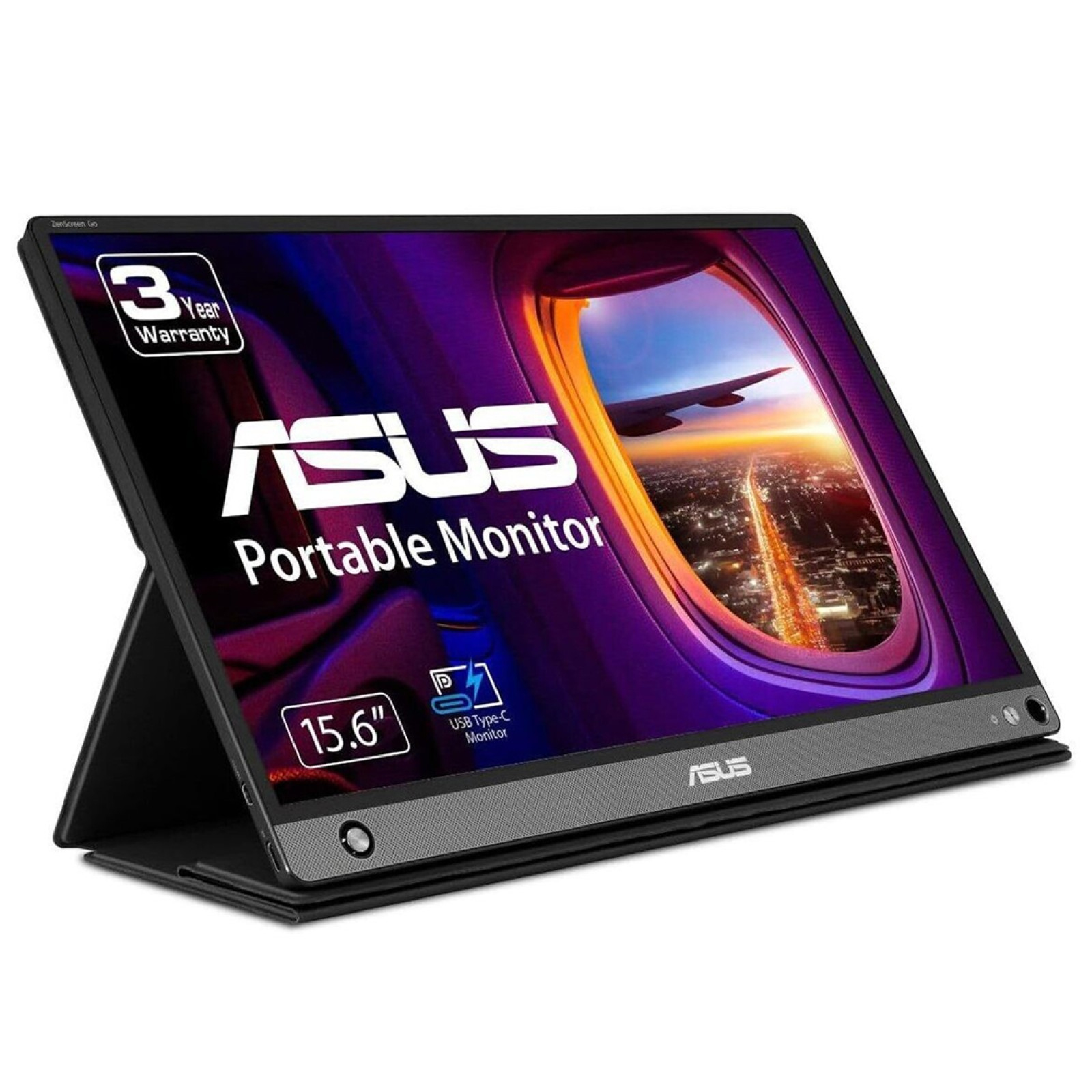ZenScreen MB16AHP pantalla para PC 39,6 cm (15.6") 1920 x 1080 Pixeles Full HD LED Negro