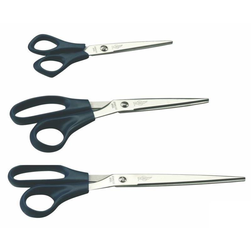 T2100 tijera de escritorio y manualidades Tijeras de oficina Corte recto Negro, Plata