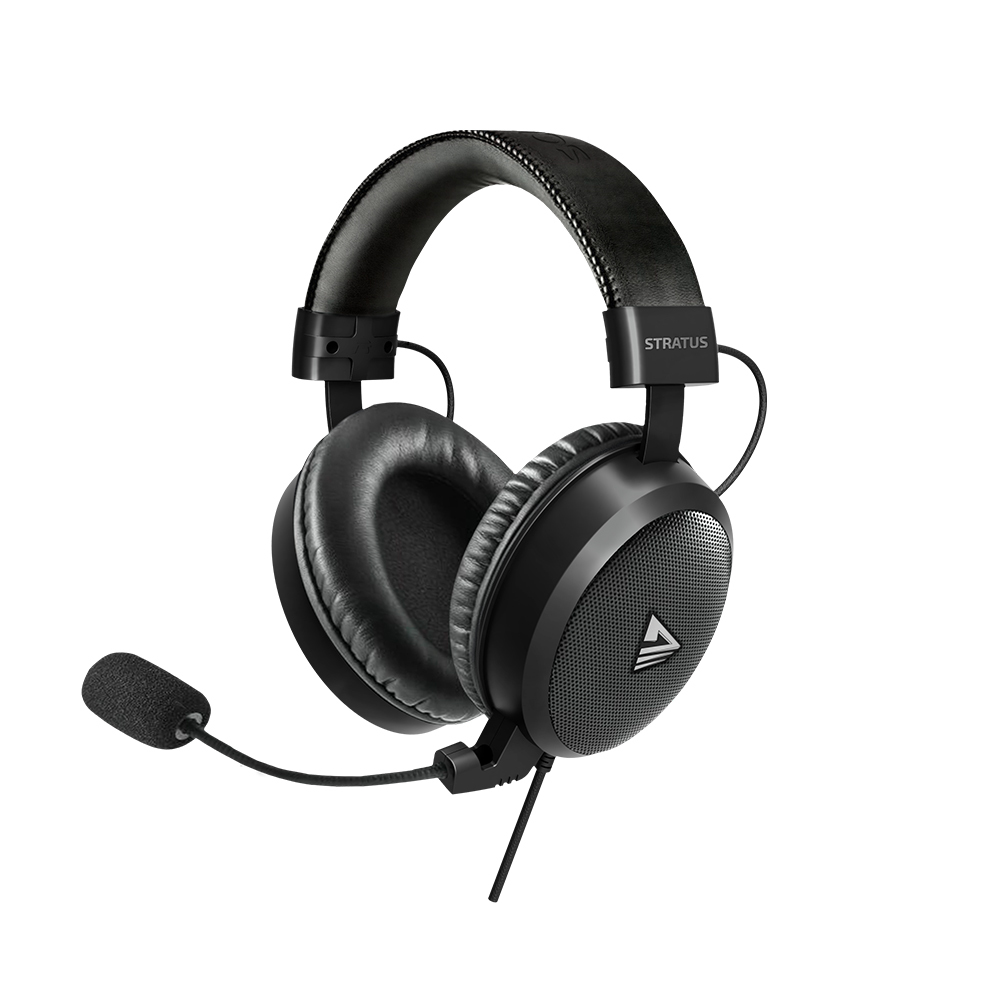 Stratus Auriculares Alámbrico gancho de oreja Juego Negro