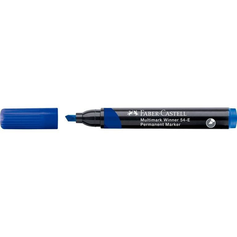 153151 marcador permanente Punta de cincel Azul