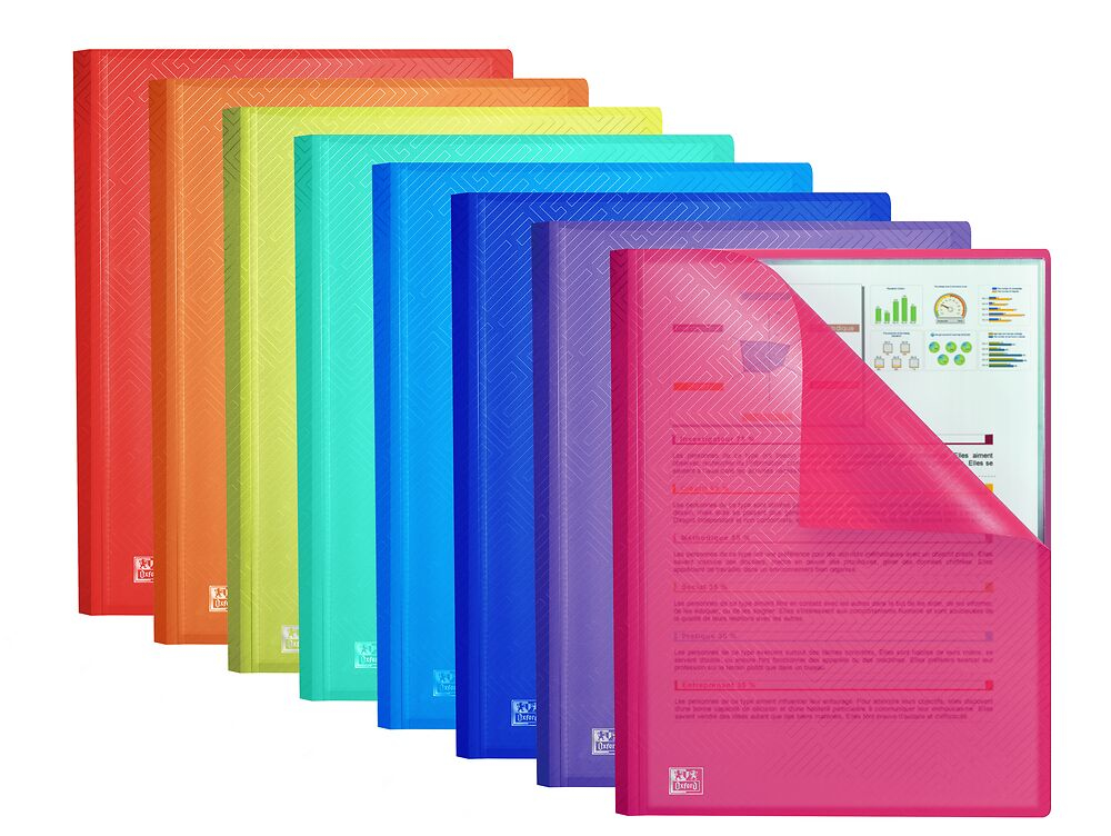 400146996 portafolio para presentaciones 20 bolsillos A4 - Pack de 10 unidades