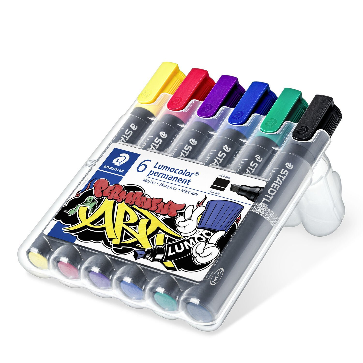 Lumocolor permanent marker 350 marcador permanente 6 pieza(s)