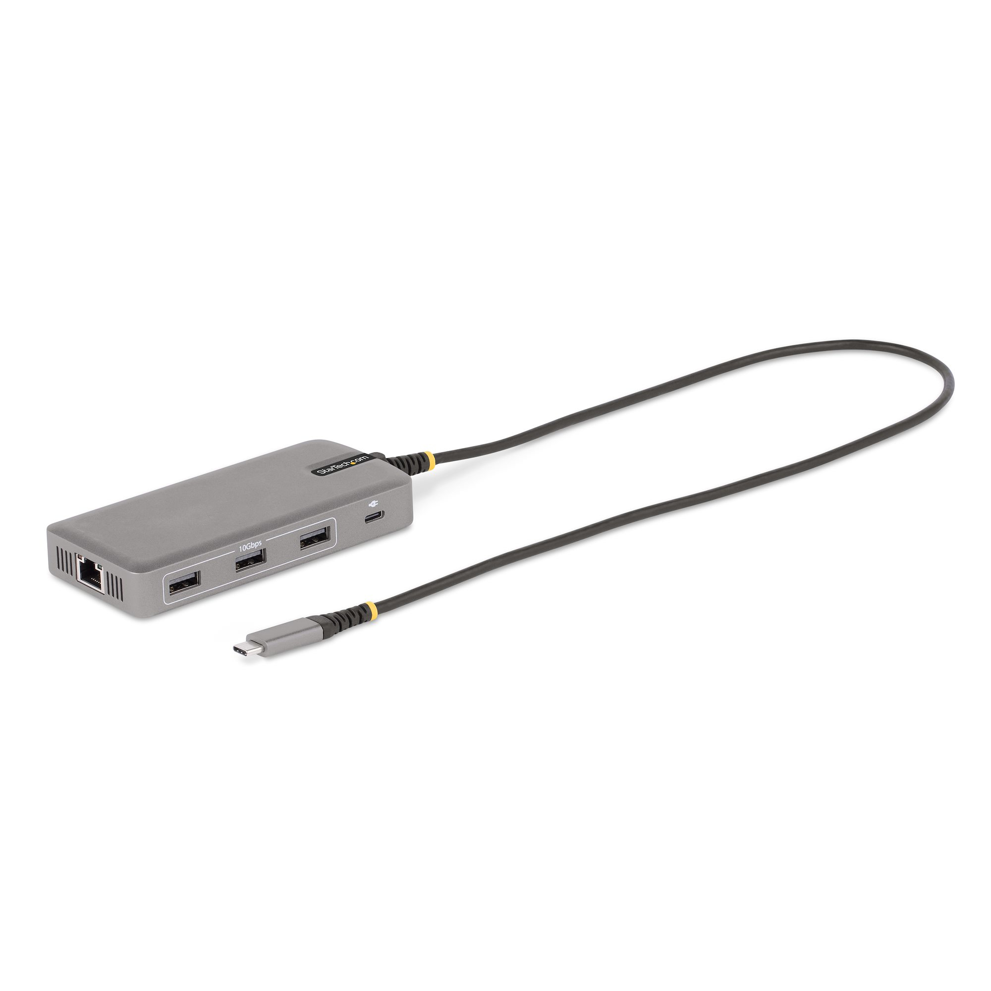 Adaptador Multipuertos USB-C para 3 Monitores - 4K 60Hz Doble + HDMI y DisplayPort 4K 30Hz - Hub USB de 3 Puertos - PD de 100W de Pass-Through - Docking Station de Viajes - Win/Chrome