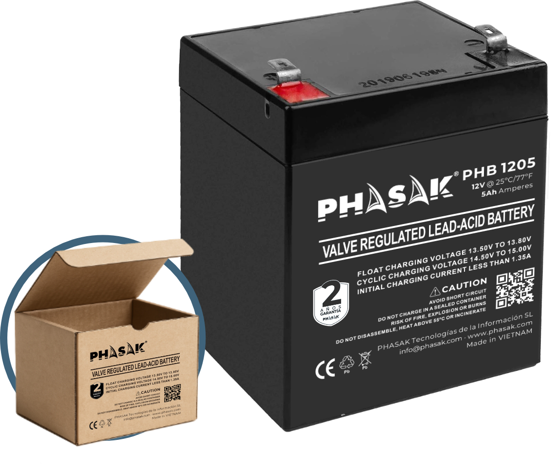 Batería 12V 5Ah - PHB 1205