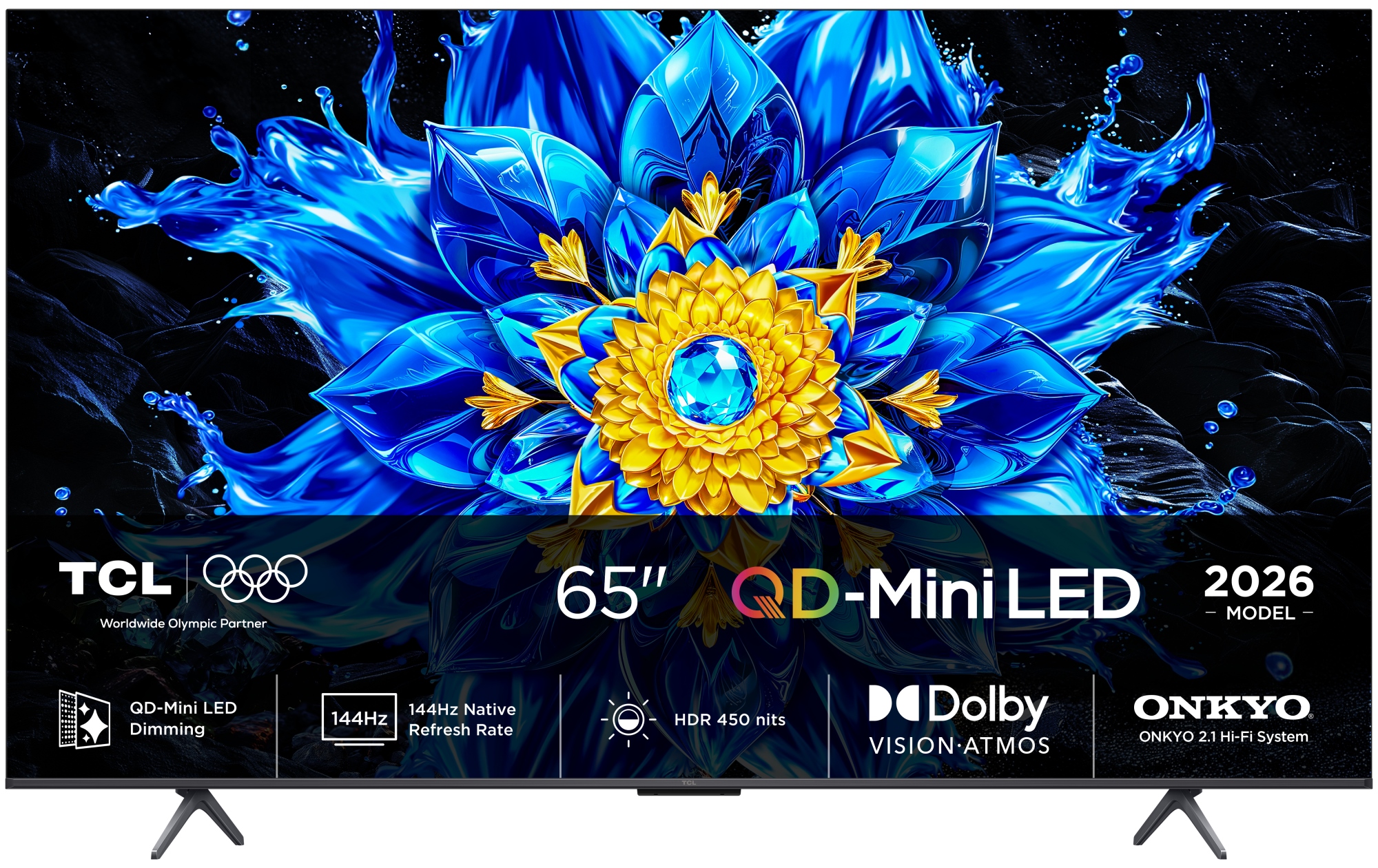 P8L 65P8L Televisor 165,1 cm (65") 4K Ultra HD Smart TV Wifi Negro 450 cd / m²