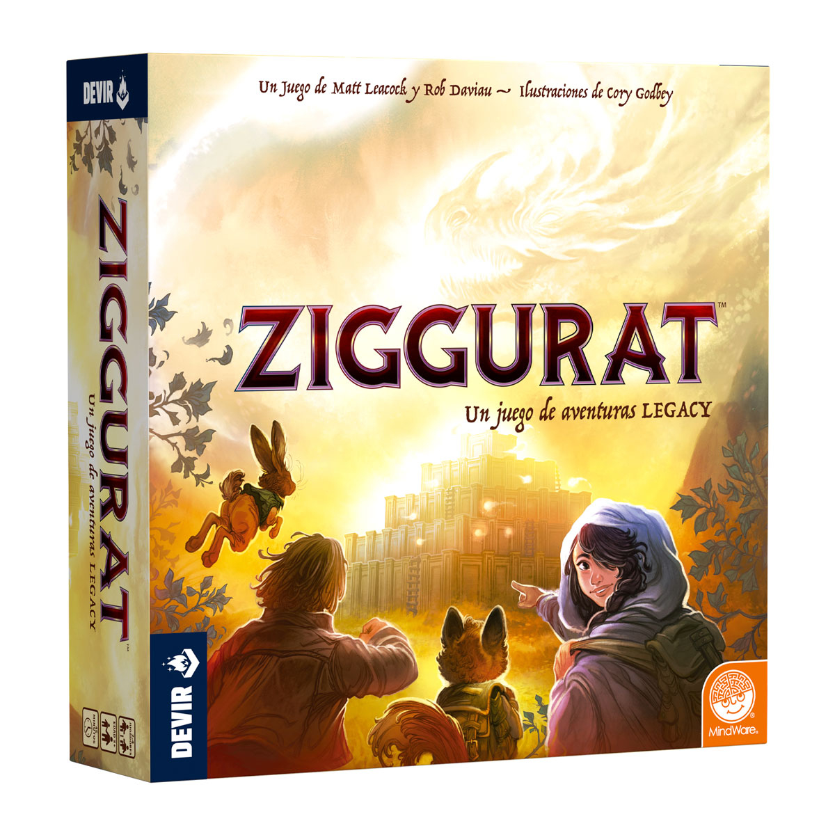 BGZIGGES juego de tablero Ziggurat 45 min Juego de mesa