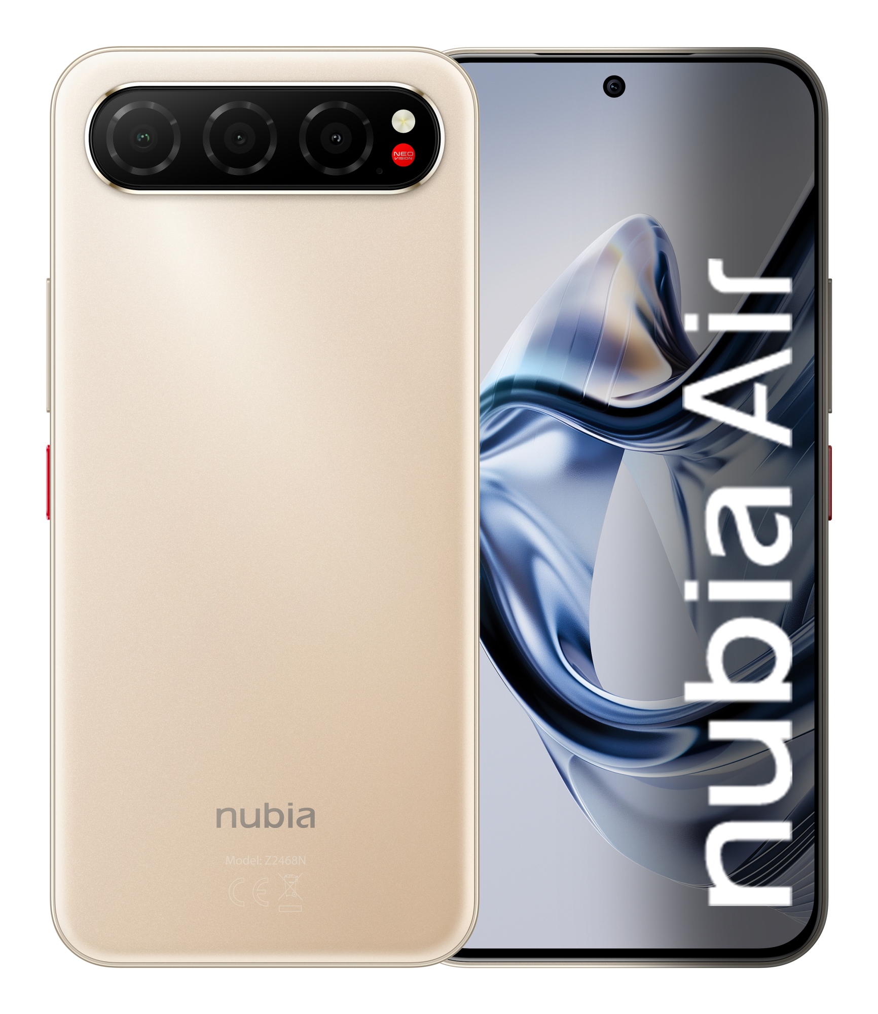 Z2468N 17,2 cm (6.78") SIM doble Android 15 5G USB Tipo C 8 GB 256 GB 5000 mAh Arena