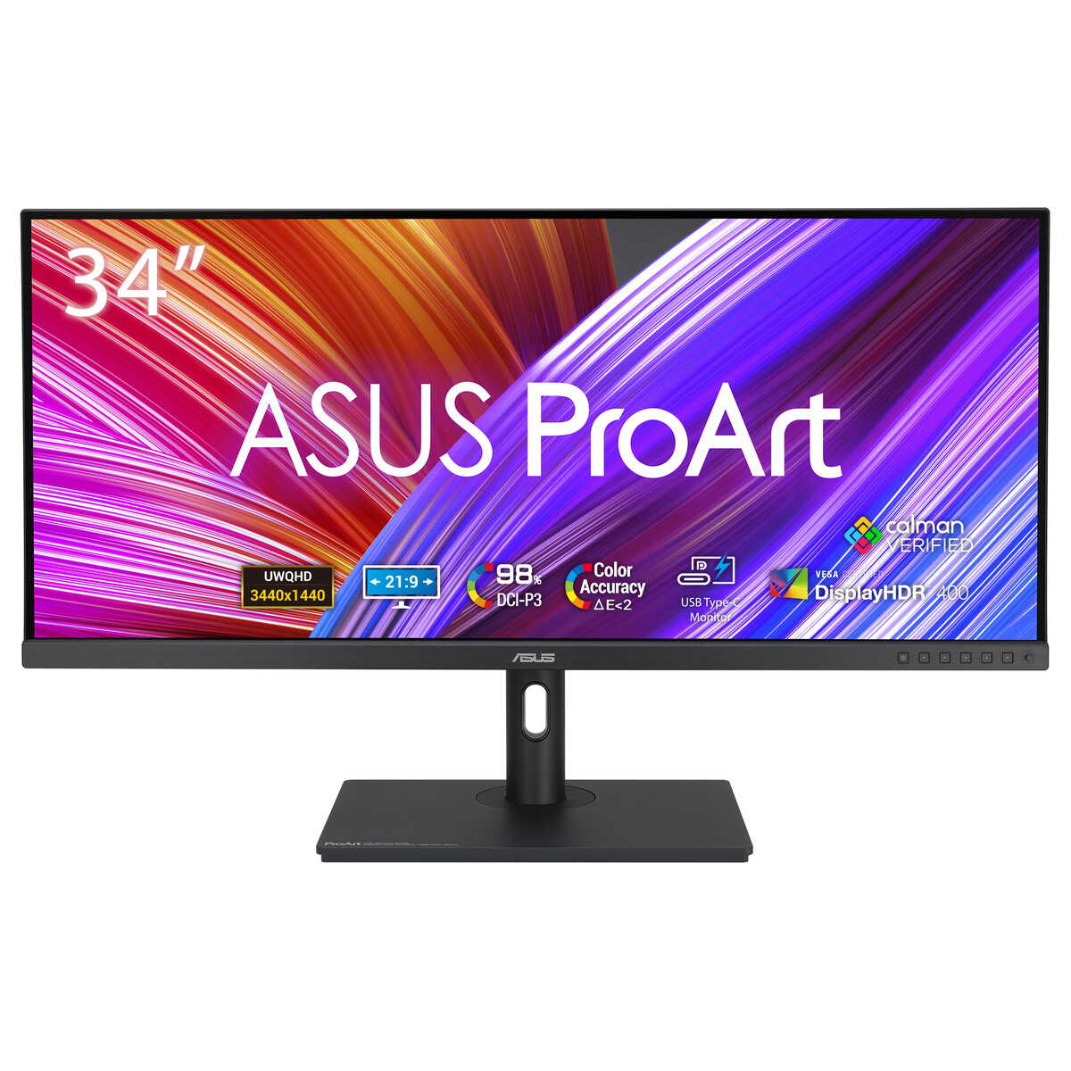 ProArt PA348CGV pantalla para PC 86,4 cm (34") 3440 x 1440 Pixeles UltraWide Quad HD Negro