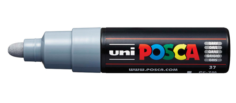 POSCA PC-7M Gris