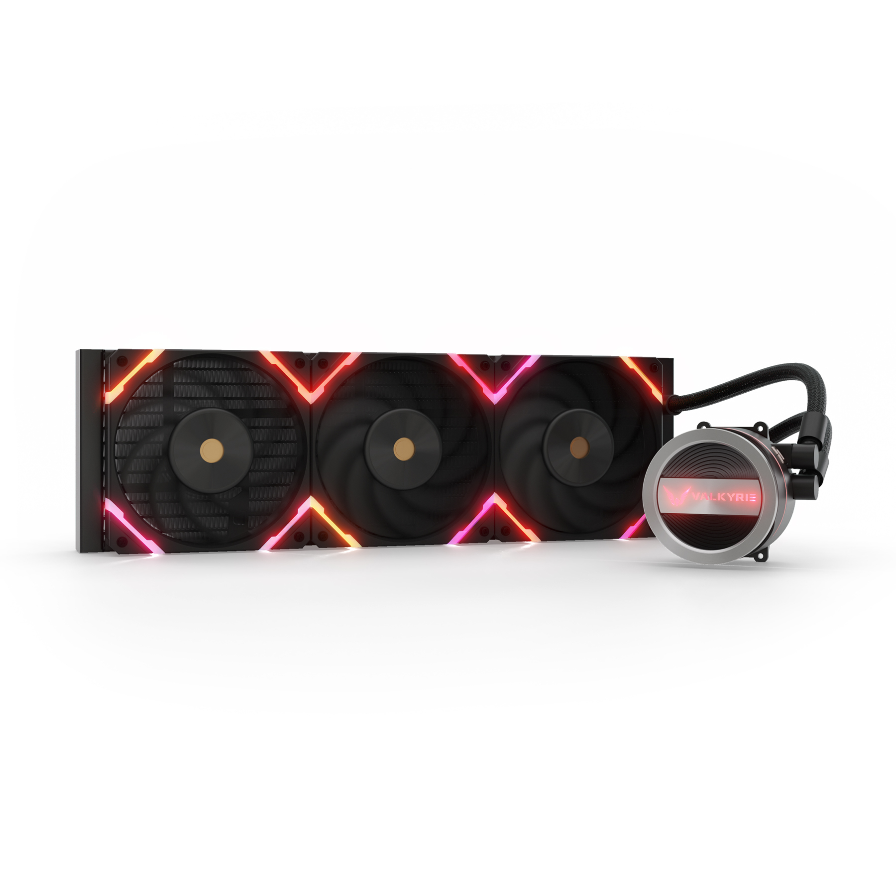 Dragonfang 360 Procesador Sistema de refrigeración líquida todo en uno 36 cm Negro