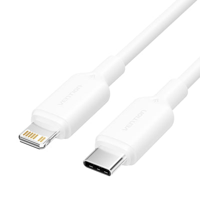 LAKWF cable de conector Lightning 1 m Blanco