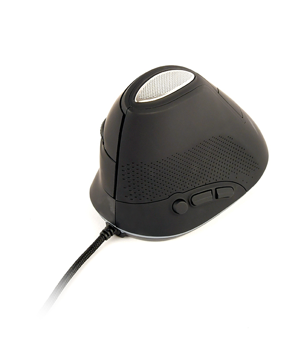 MUS-ERGO-03 ratón Oficina mano derecha USB tipo A Óptico 3200 DPI
