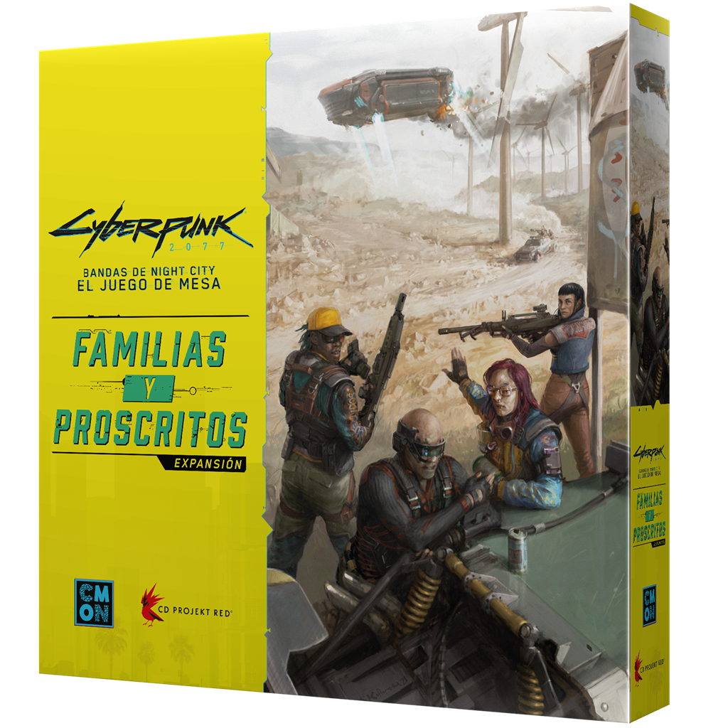 CPG002ES juego de tablero Cyberpunk 2077: Familias y Proscritos 120 min Juego De Cartas Interpretación de roles