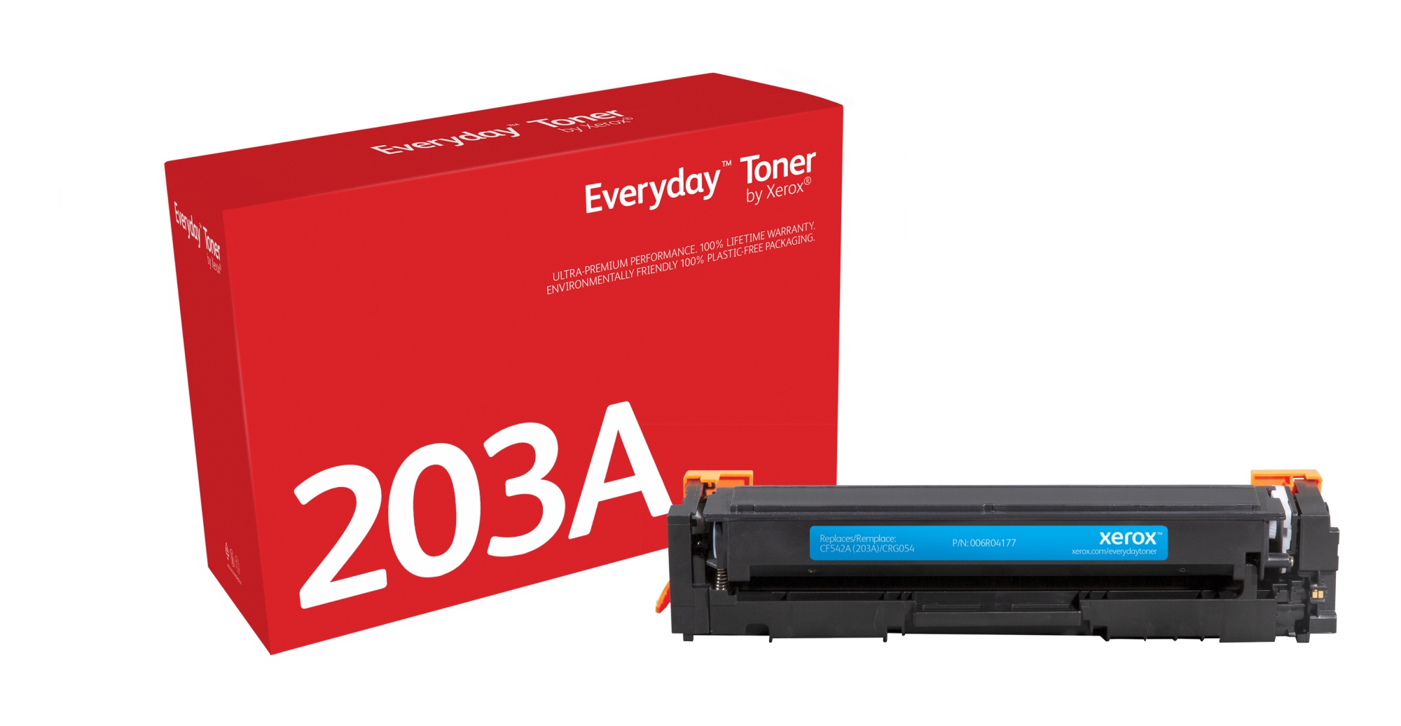 Everyday Toner Everyday Cian di Xerox compatibile con HP 203A (CF541A), Capacidad estándar
