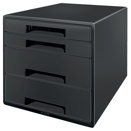 CUBE organizador para cajón de escritorio Plástico Negro