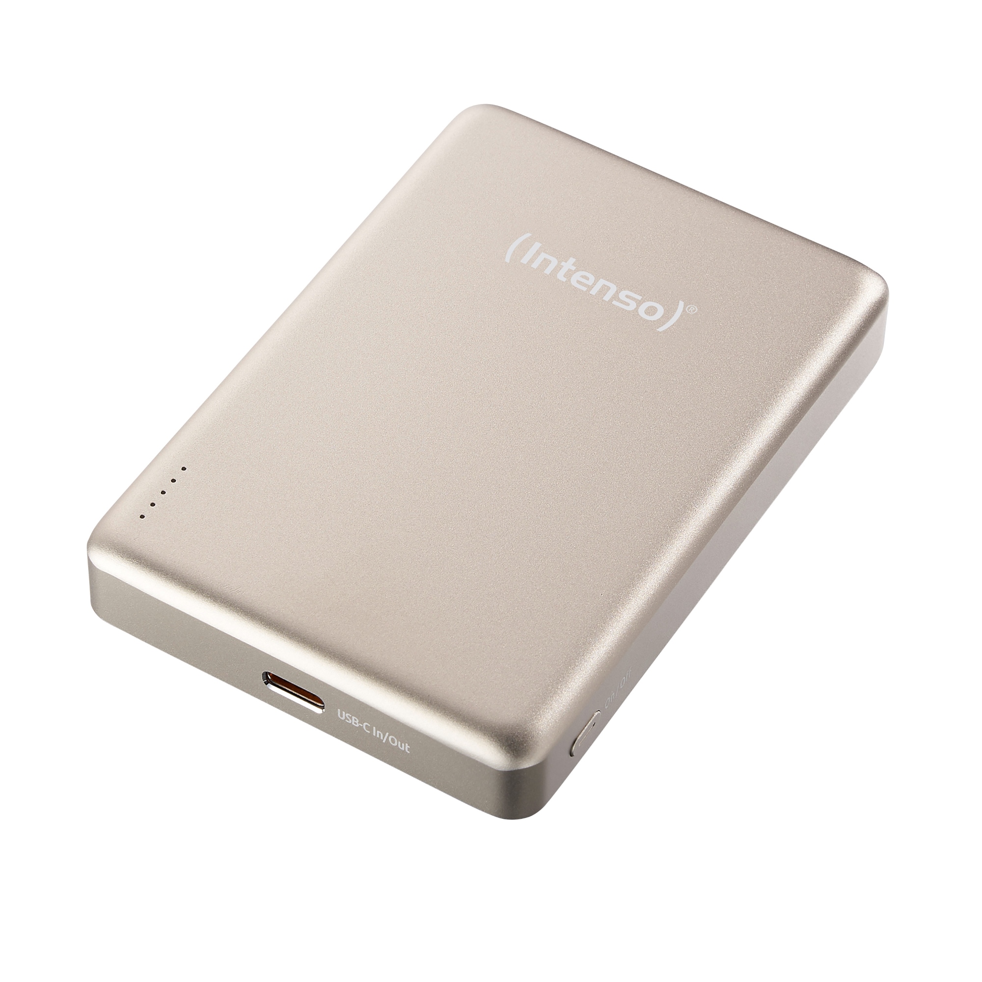 Batería Externa Magnética MW10000 10000 mAh  Compatible con MagSafe, Carga Inalámbrica 15W, USB-C PD 20W, Para iPhone y Android  Probada en Alemania  Champán
