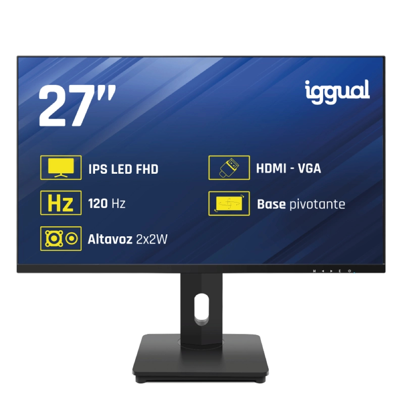 Monitor 27" VGA HDMI 120Hz pivotante AA MM