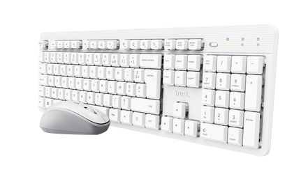 Ody II Wireless teclado Ratón incluido Hogar / Oficina RF inalámbrico QWERTY Español Blanco