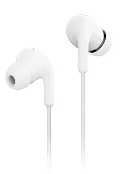 BHR8931GL auricular y casco Auriculares Alámbrico Dentro de oído Llamadas/Música USB Tipo C Blanco