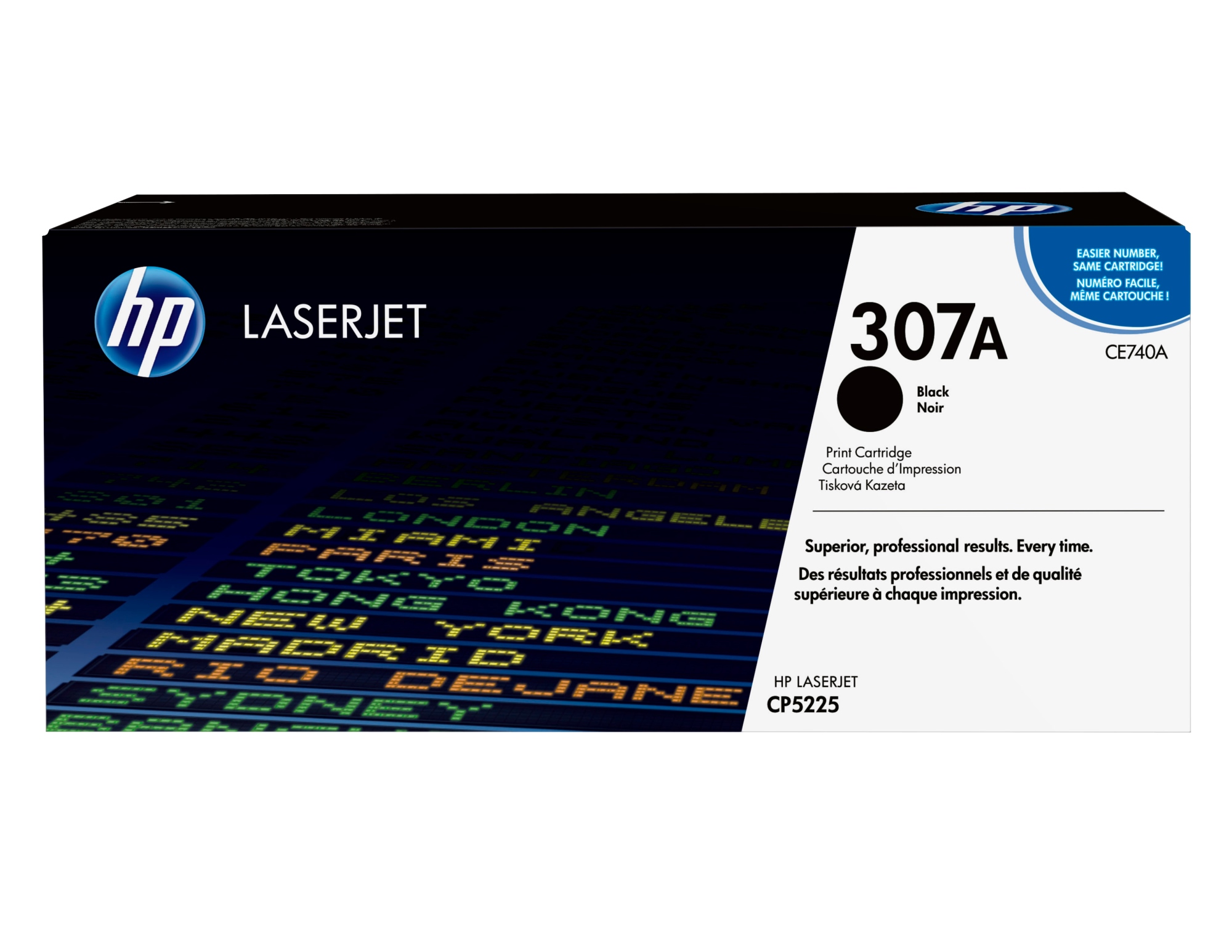 Cartucho de tóner original LaserJet 307A negro