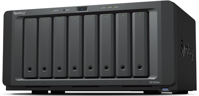 DiskStation DS1823XS+ servidor de almacenamiento NAS Torre Ryzen Embedded V1780B 8 GB DDR4 0 TB DiskStation Manager Negro