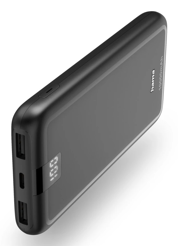 00201709 batería externa Polímero de litio 10000 mAh Antracita