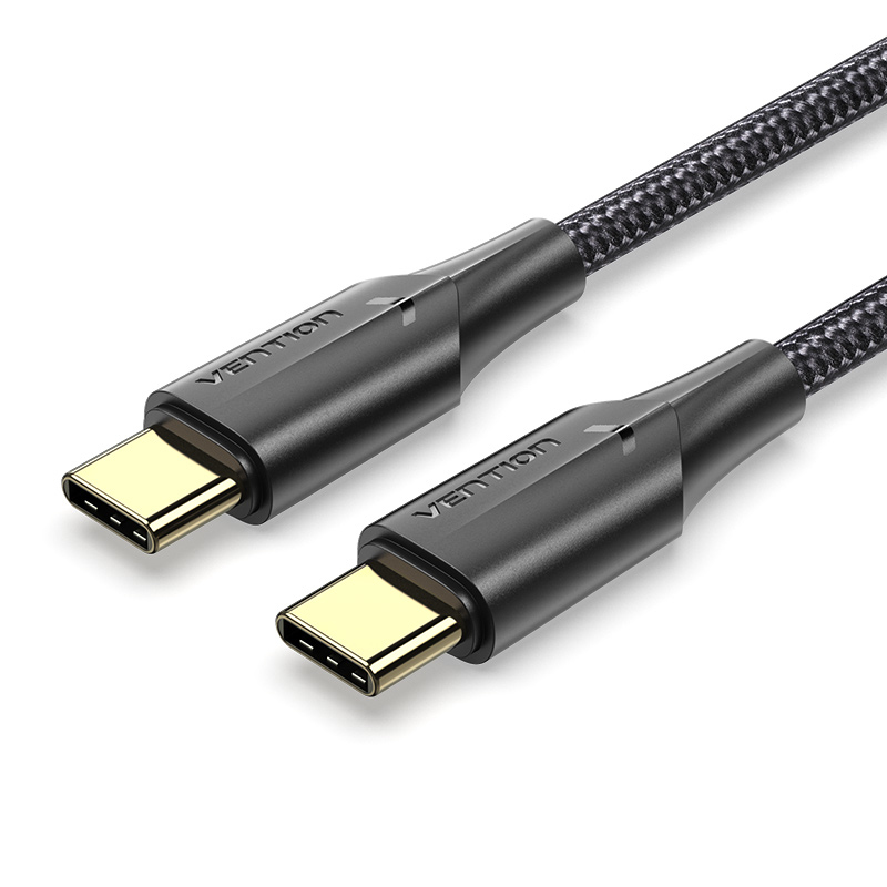 Cable USB 2.0 Tipo-C 3A TAUBF/ USB Tipo-C Macho - USB Tipo-C Macho/ 1m/ Negro