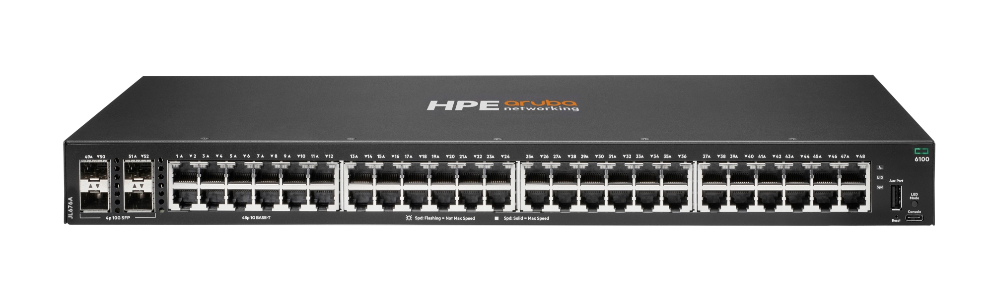Aruba Networking CX 6100 48G 4SFP+ Switch