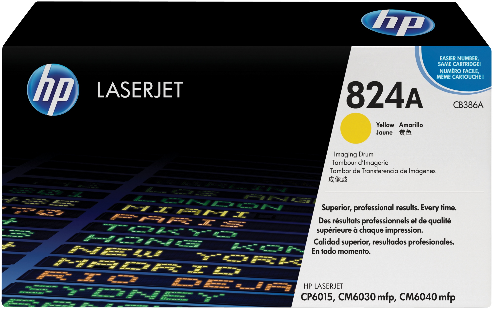 Tambor de imágenes LaserJet 824A amarillo
