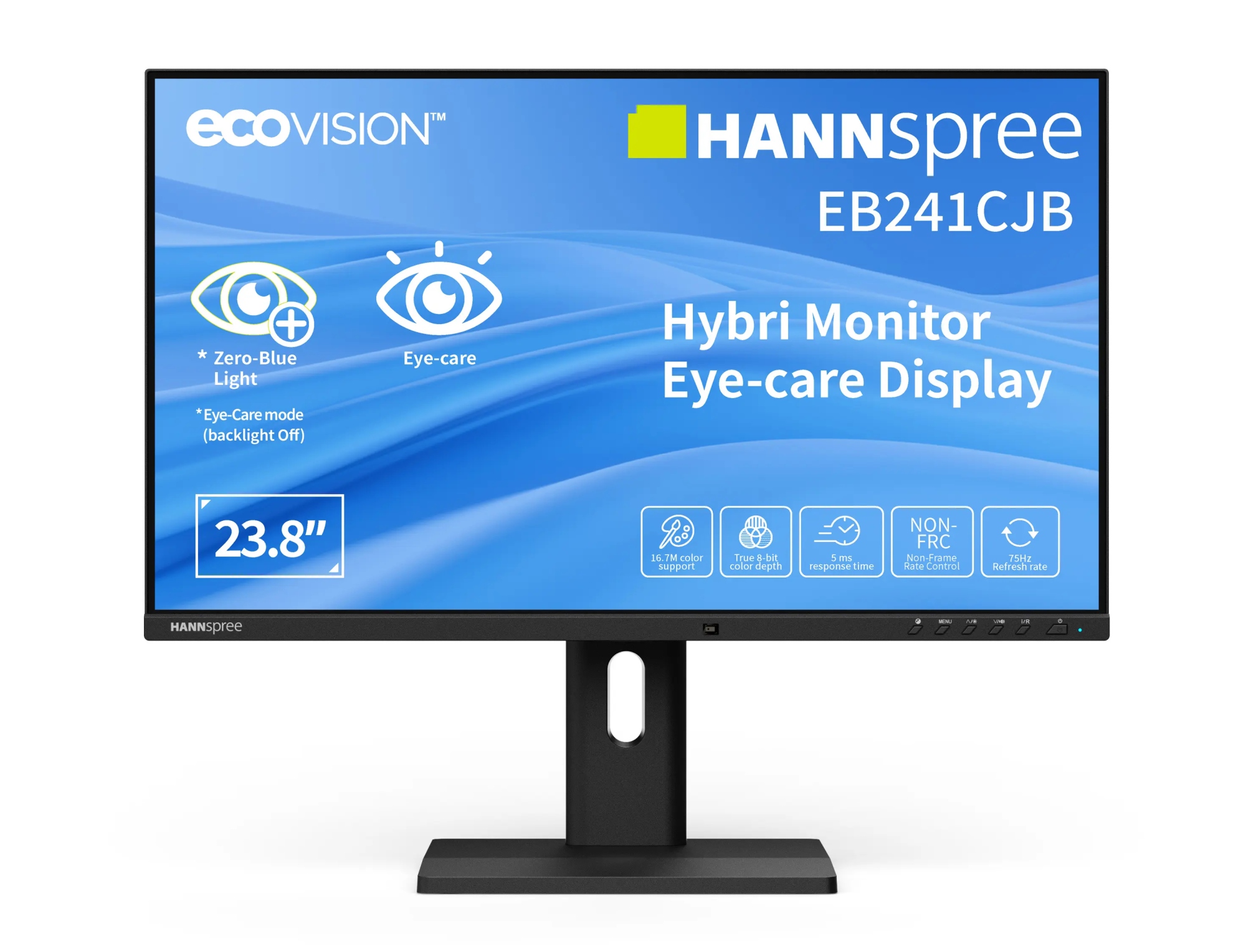 Hybri Monitor EB241CJB pantalla para PC 60,5 cm (23.8") 1920 x 1080 Pixeles Full HD LCD Negro