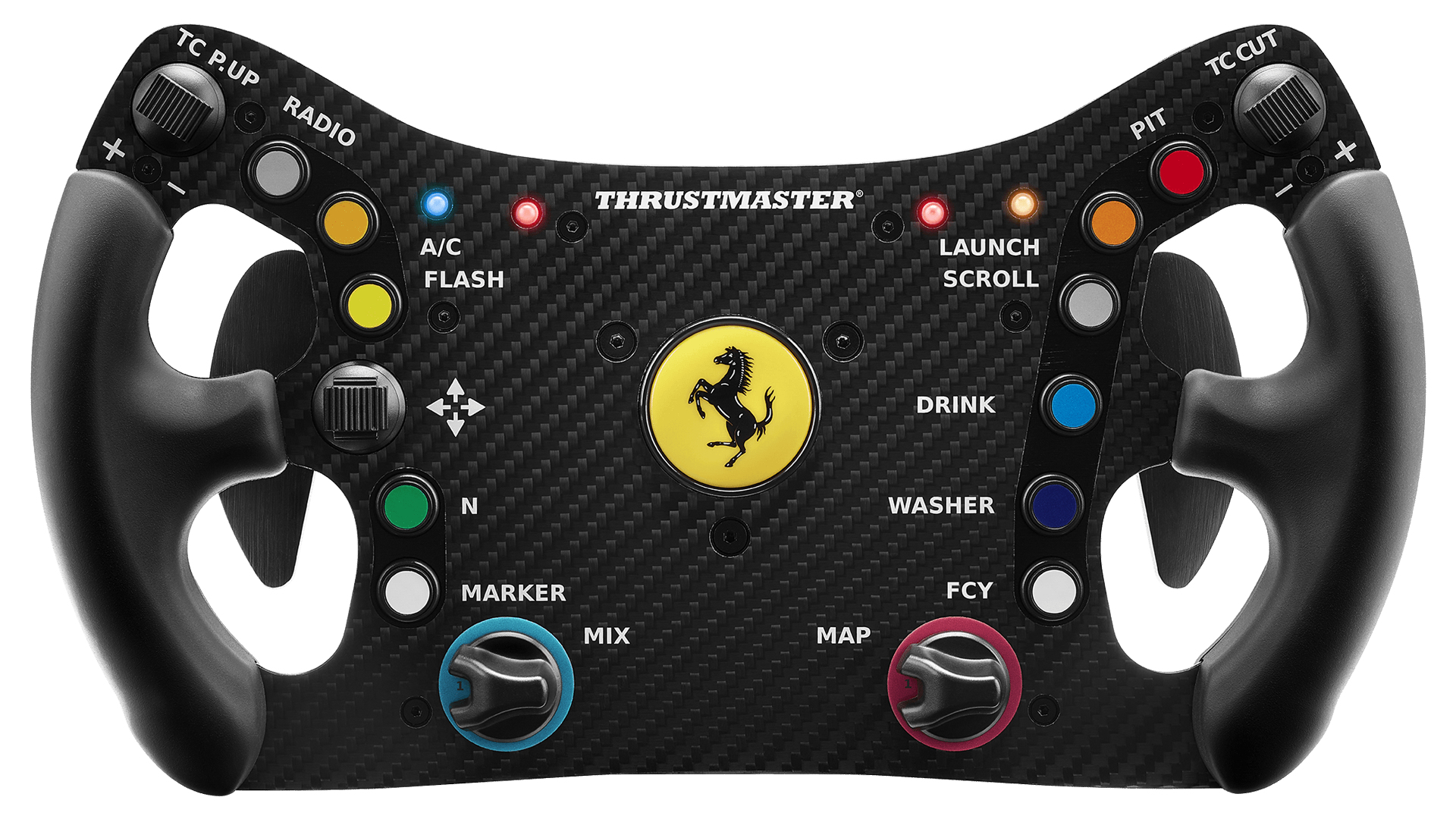 Ferrari 488 GT3 Wheel Add-On Negro USB Volante Analógico/Digital PC, Xbox One, Xbox One S, Xbox One X, Xbox Series S, Xbox Series X, PlayStation 4, PlayStation 5