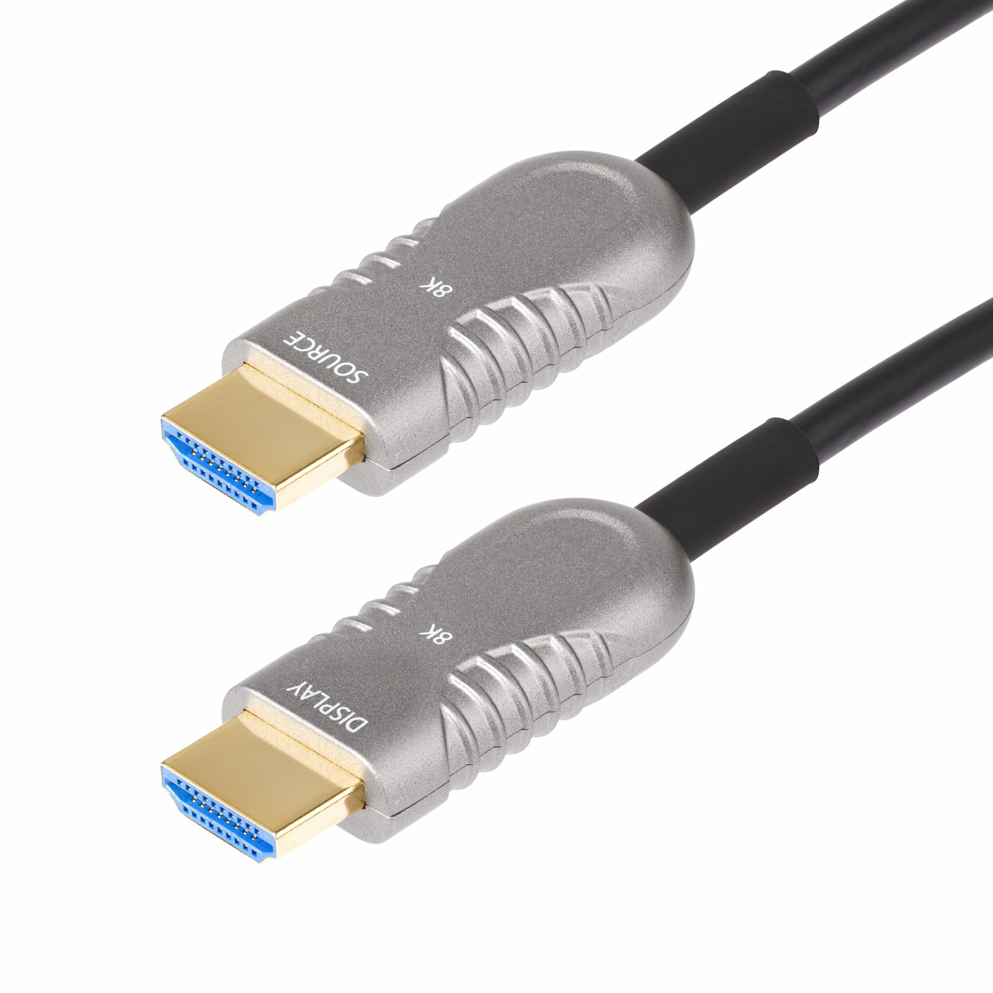 Cable HDMI 2.1 Híbrido Activo Óptico AOC de 30,4m - CMP Plenum - Cable HDMI 2.0/2.1 de Ultra Alta Velocidad 8K de Fibra Óptica - 48Gbps - 8K 60Hz/4K 120Hz - HDR10+/FRL/TMDS/eARC