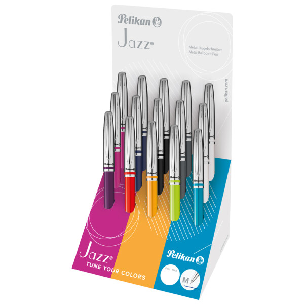 300014178 bolígrafo Colores surtidos Bolígrafo de punta retráctil con mecanismo de giro Medio 15 pieza(s)