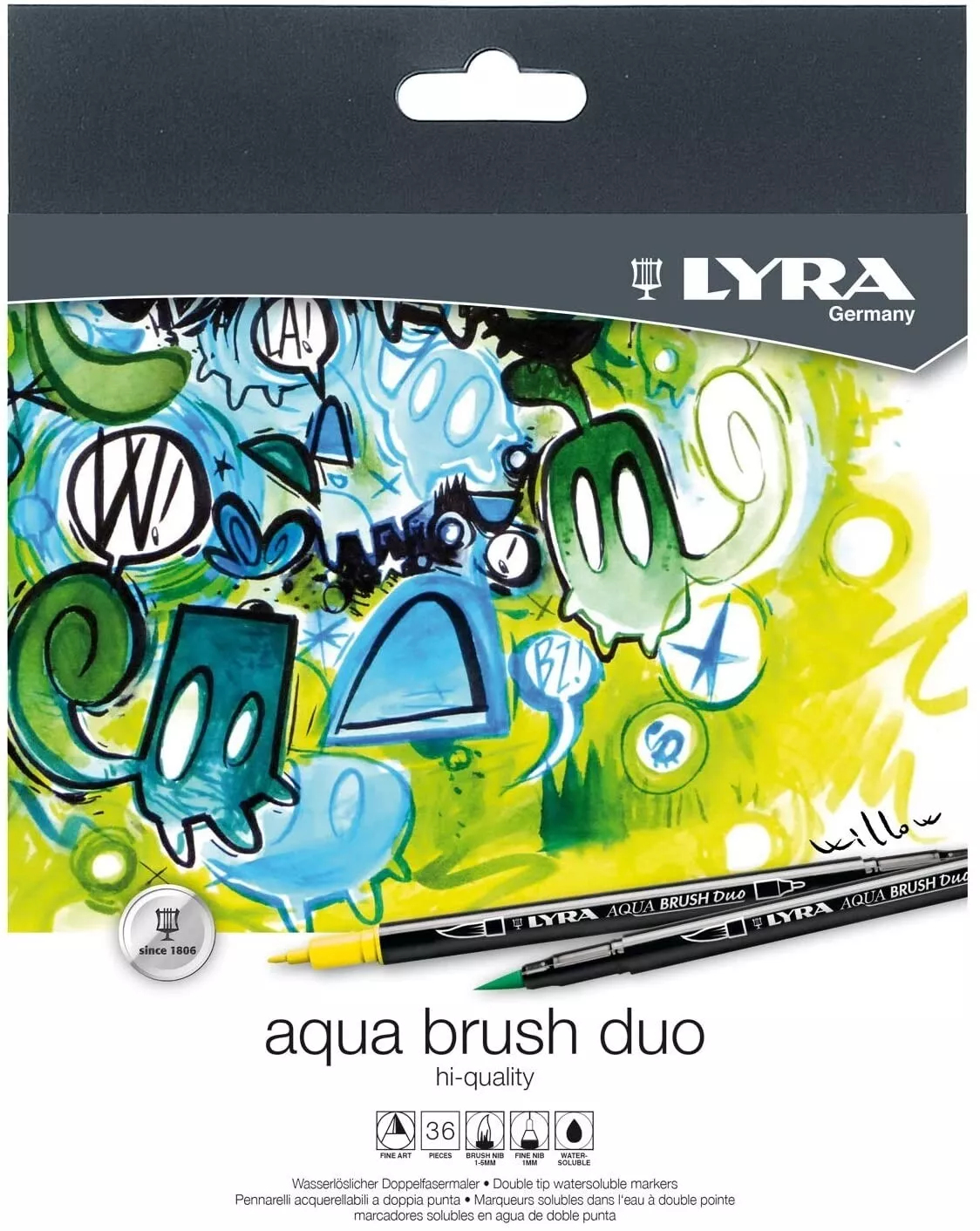 Aqua Brush Duo rotulador Colores surtidos 36 pieza(s)