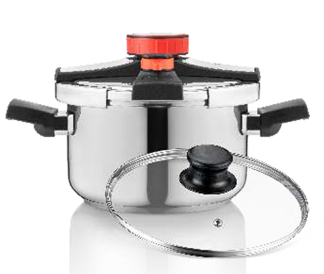 PC-6SS.022A olla a presión 6 L Acero inoxidable