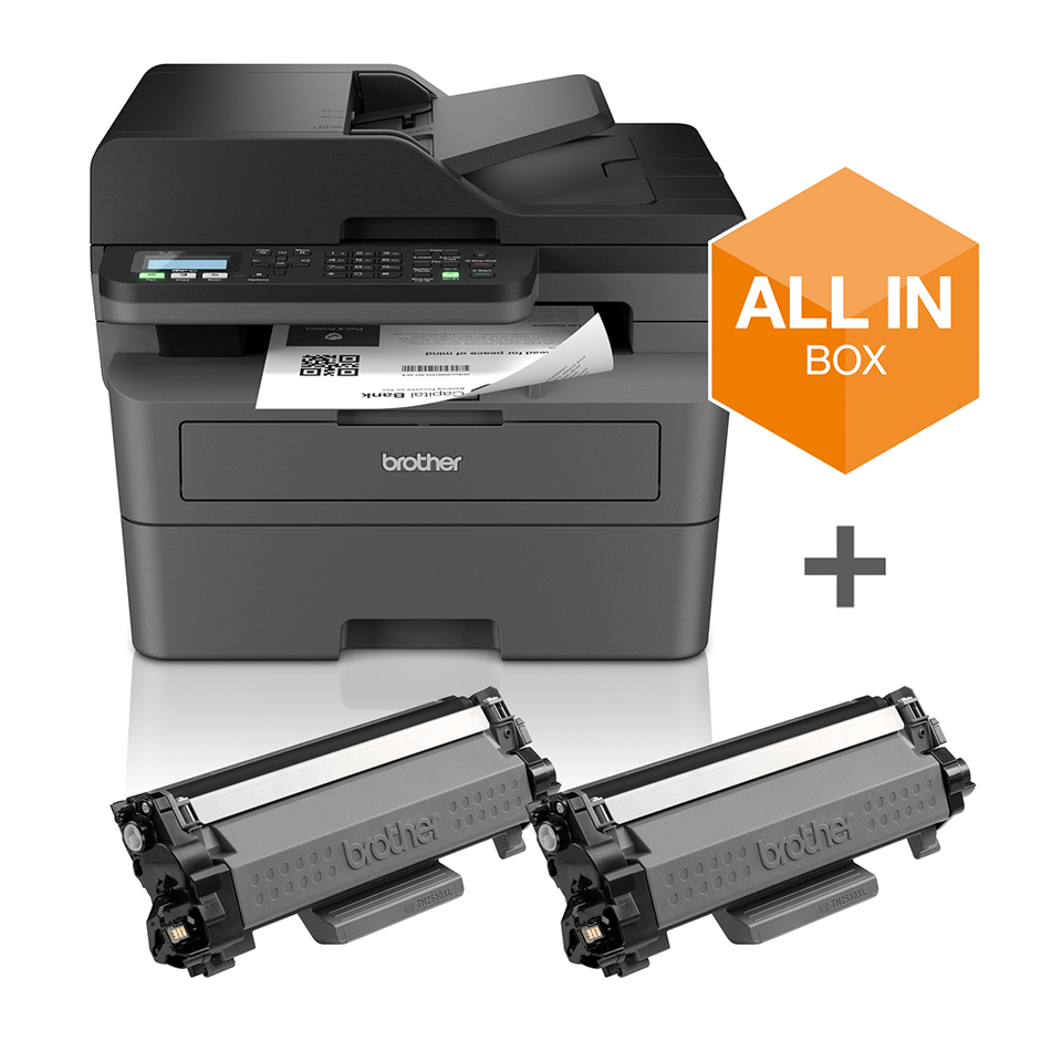 MFC-L2827DWXL impresora multifunción Laser A4 1200 x 1200 DPI 32 ppm Wifi