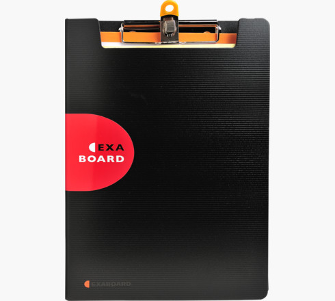 Klemplaat Exaboard portapapel A4 Polipropileno (PP) Negro