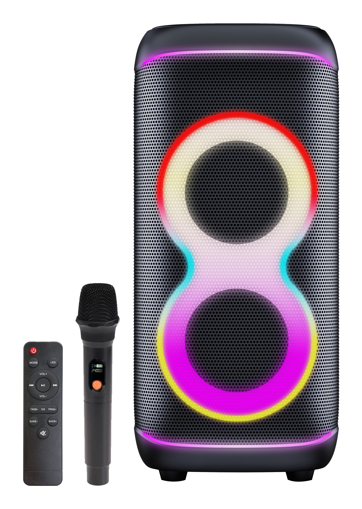 BPS-370 Altavoz para fiestas Negro 100 W
