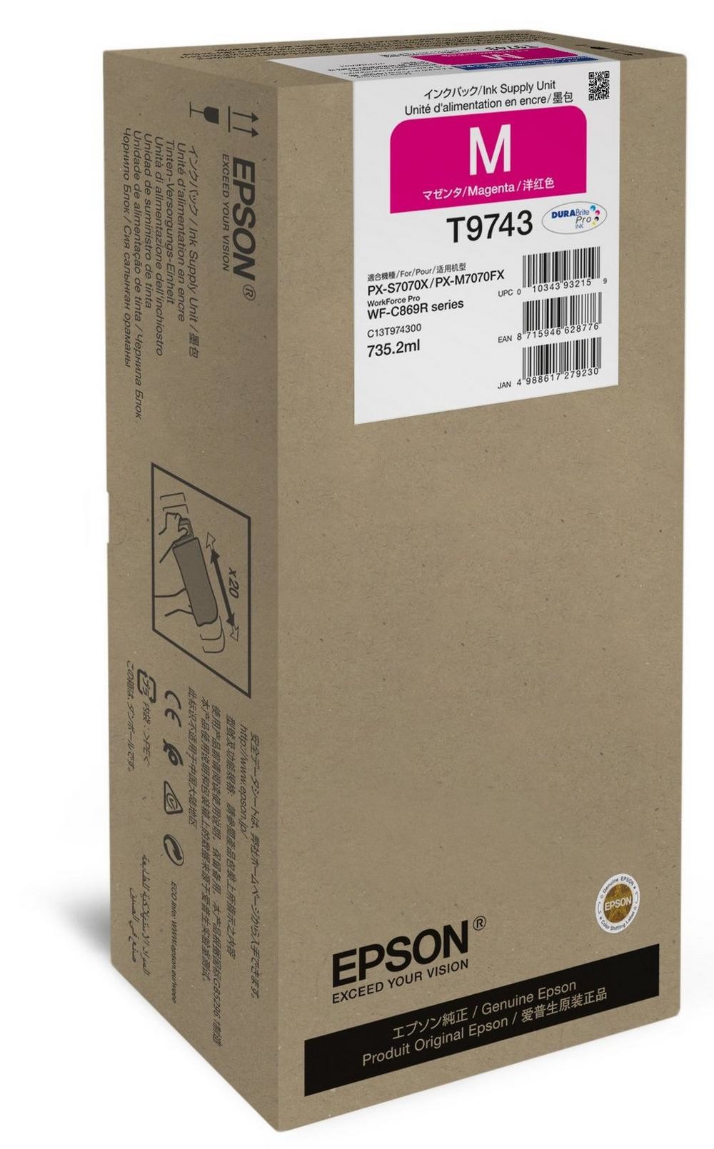 C13T97430N cartucho de tinta 1 pieza(s) Original Magenta