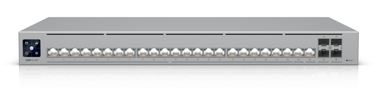 UniFi Pro HD 24 Gestionado L2/L3 2.5G Ethernet (100/1000/2500) 1U Gris