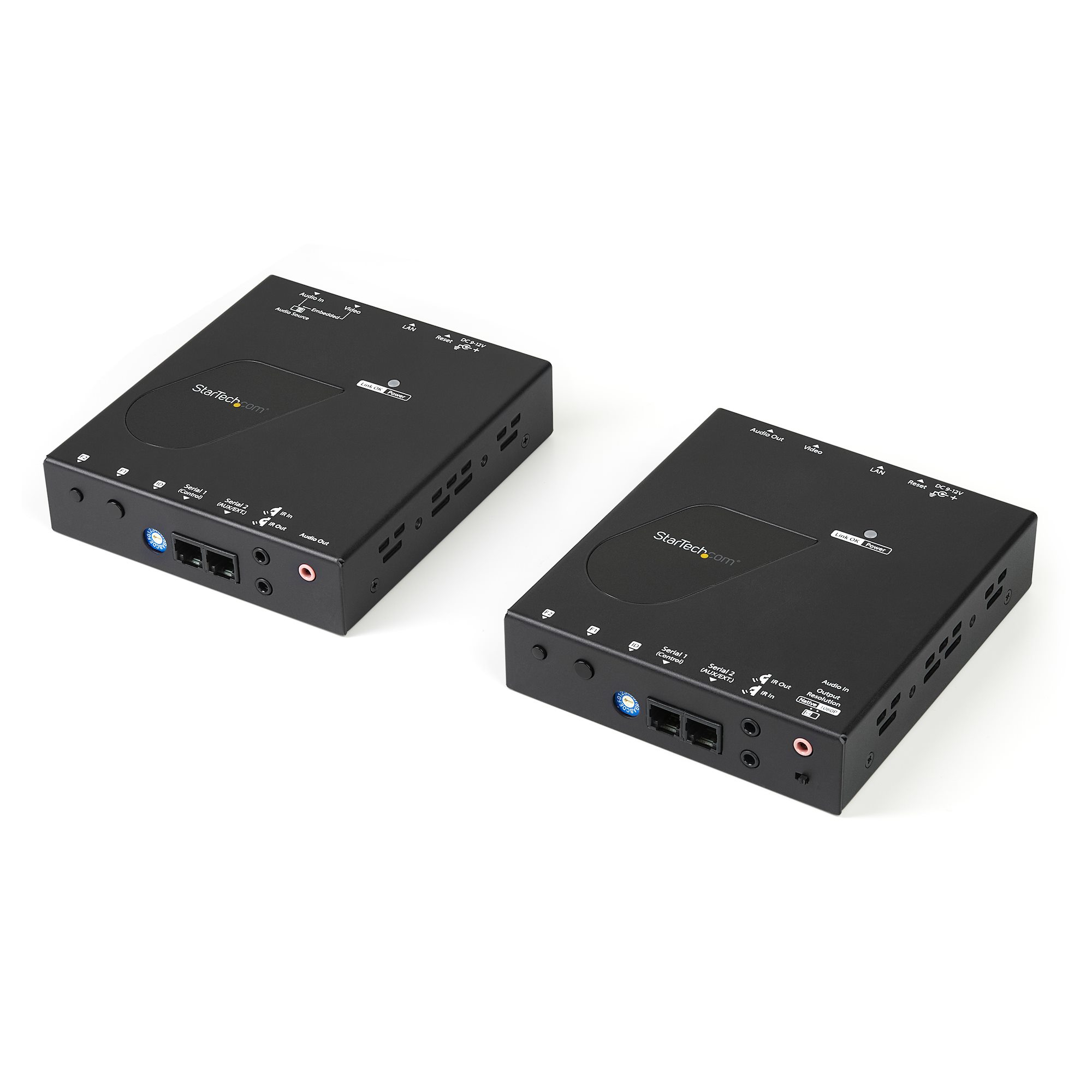 Juego Extensor HDMI por IP 4K - Alargador de Vídeo HDMI por Cable RJ45 - App de Control de Vídeo - AVoIP Escalable - Videowall - TAA