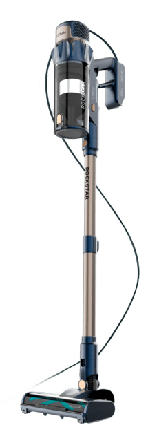 A01_EU01_115419 aspiradora de pie y escoba eléctrica Aspiradora vertical Corriente alterna Seca y húmeda HEPA Sin bolsa 0,7 L 600 W Titanio